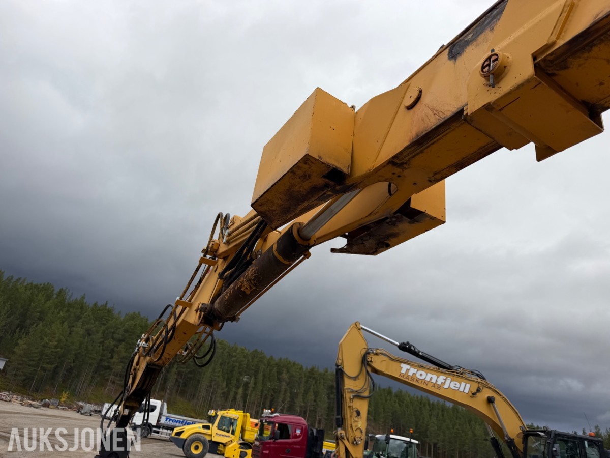 1990 mod. Moelven Munsters HLD 2200 kran m/roterende gripeskuffe