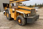 1990 mod. Moelven Munsters HLD 2200 kran m/roterende gripeskuffe