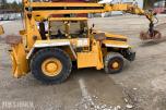 1990 mod. Moelven Munsters HLD 2200 kran m/roterende gripeskuffe