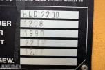 1990 mod. Moelven Munsters HLD 2200 kran m/roterende gripeskuffe
