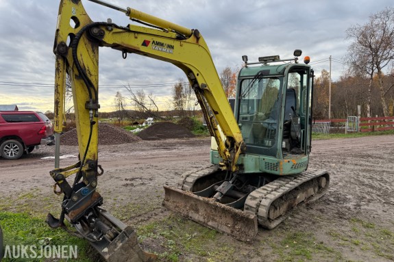 2005 Yanmar ViO55 Beltegraver, 5 245 t, hydraulisk hurtigfeste, skuffe