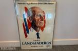 Landsfaderen Einar Gerhardsen - plakat