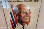 Landsfaderen Einar Gerhardsen - plakat