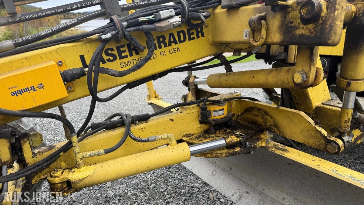2009 Laser-Grader veihøvel/planeringsmaskin m/ laserstyring – 1 125 t