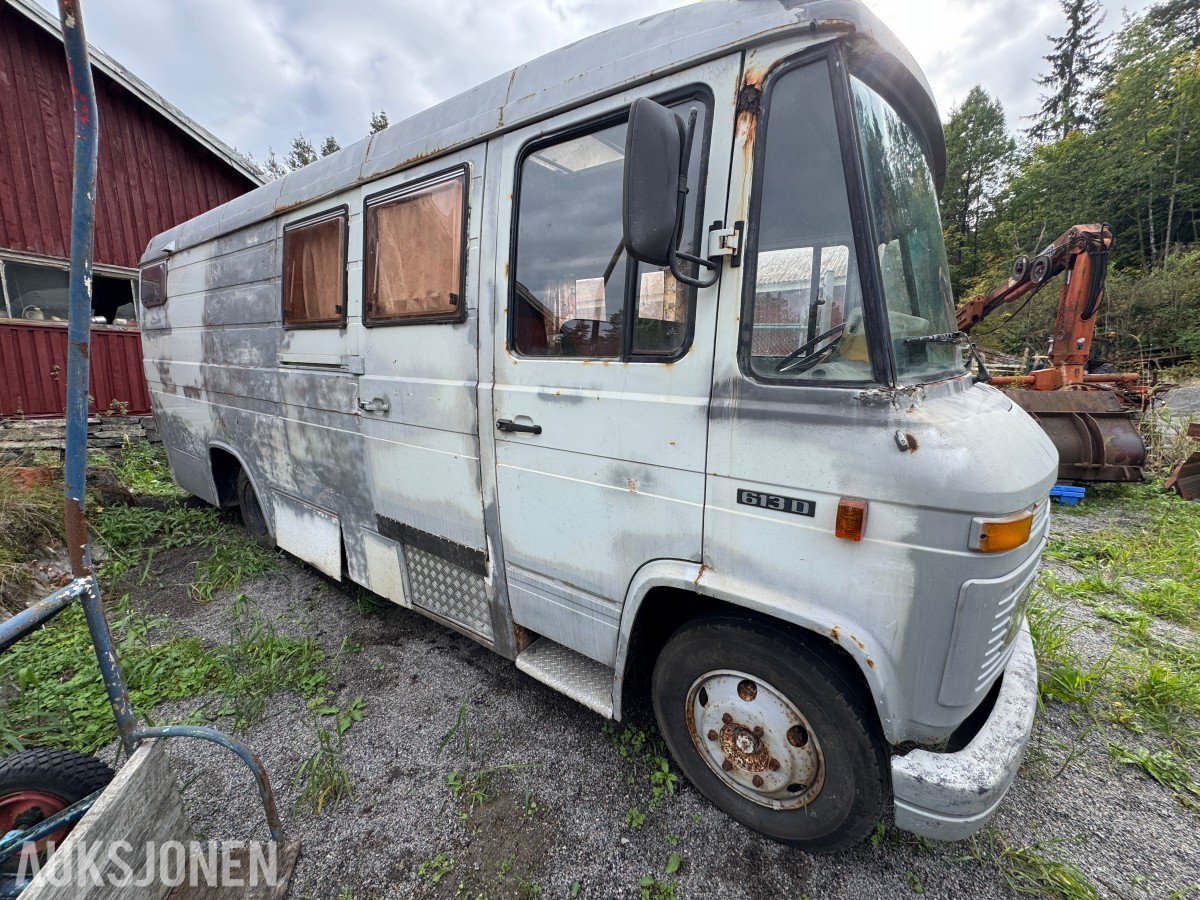 1985 Mercedes-Benz L 613 D BOBIL PROSJEKT