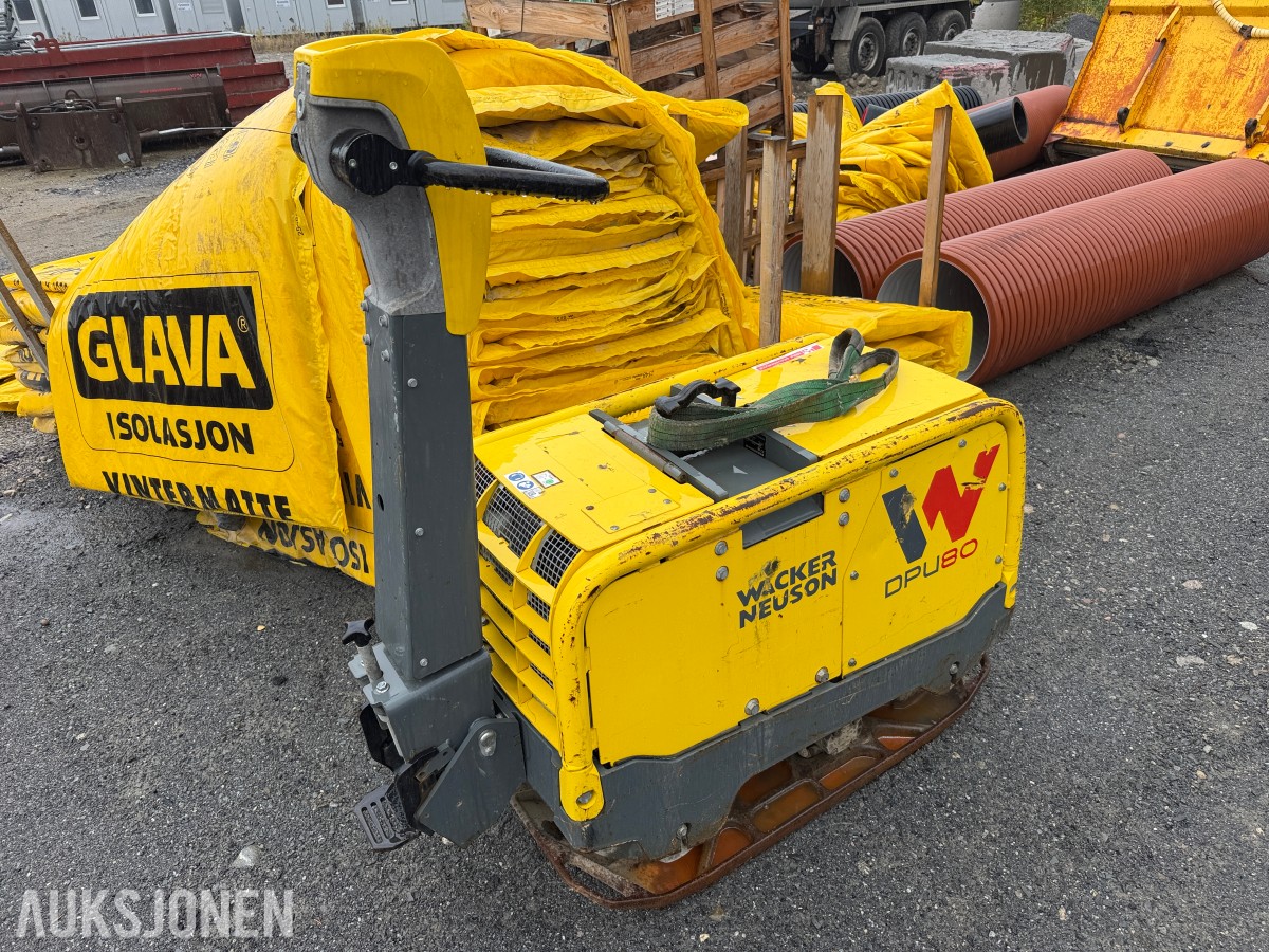 2022 Wacker Neuson vibroplate DPU80Lem670 / 756 kilo