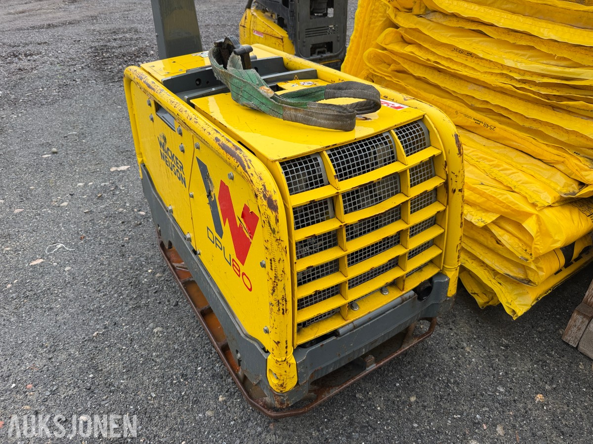 2022 Wacker Neuson vibroplate DPU80Lem670 / 756 kilo