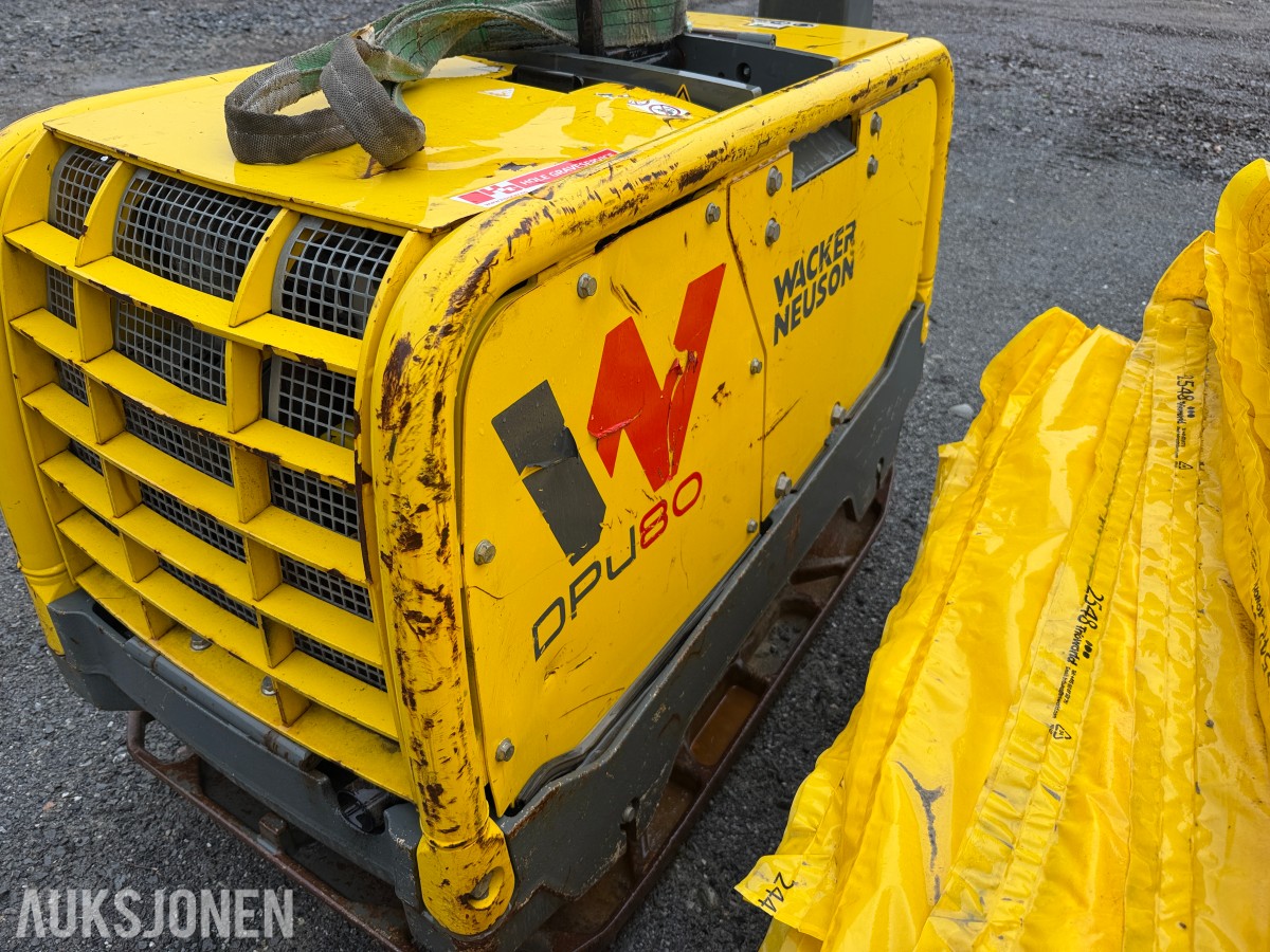 2022 Wacker Neuson vibroplate DPU80Lem670 / 756 kilo