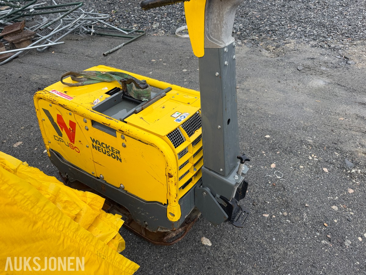 2022 Wacker Neuson vibroplate DPU80Lem670 / 756 kilo