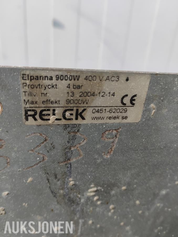 2004 Relek elpanne 9kw