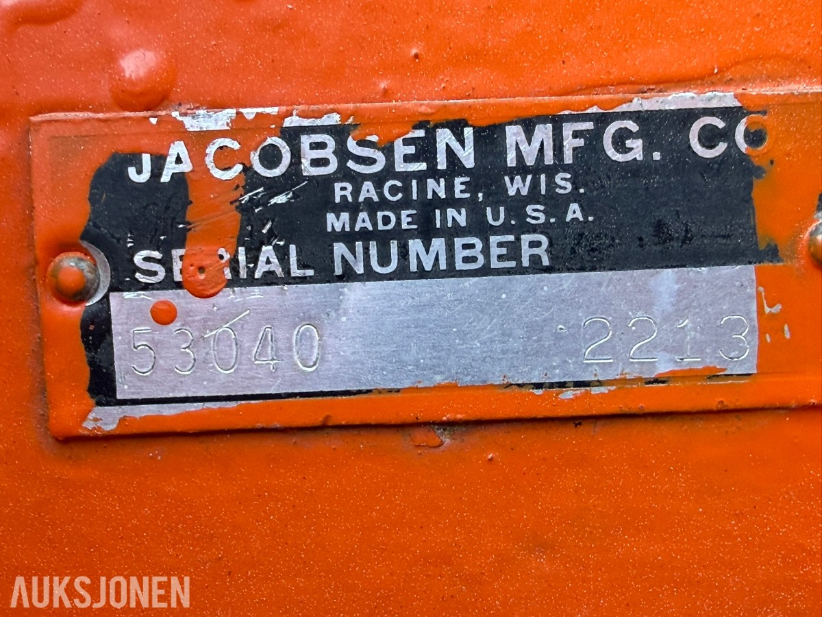 1964 Jacobsen Chief hagetraktor med Atlas Copco luftkompressor og tilhengere