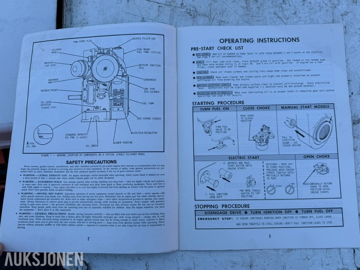 1964 Jacobsen Chief hagetraktor med Atlas Copco luftkompressor og tilhengere