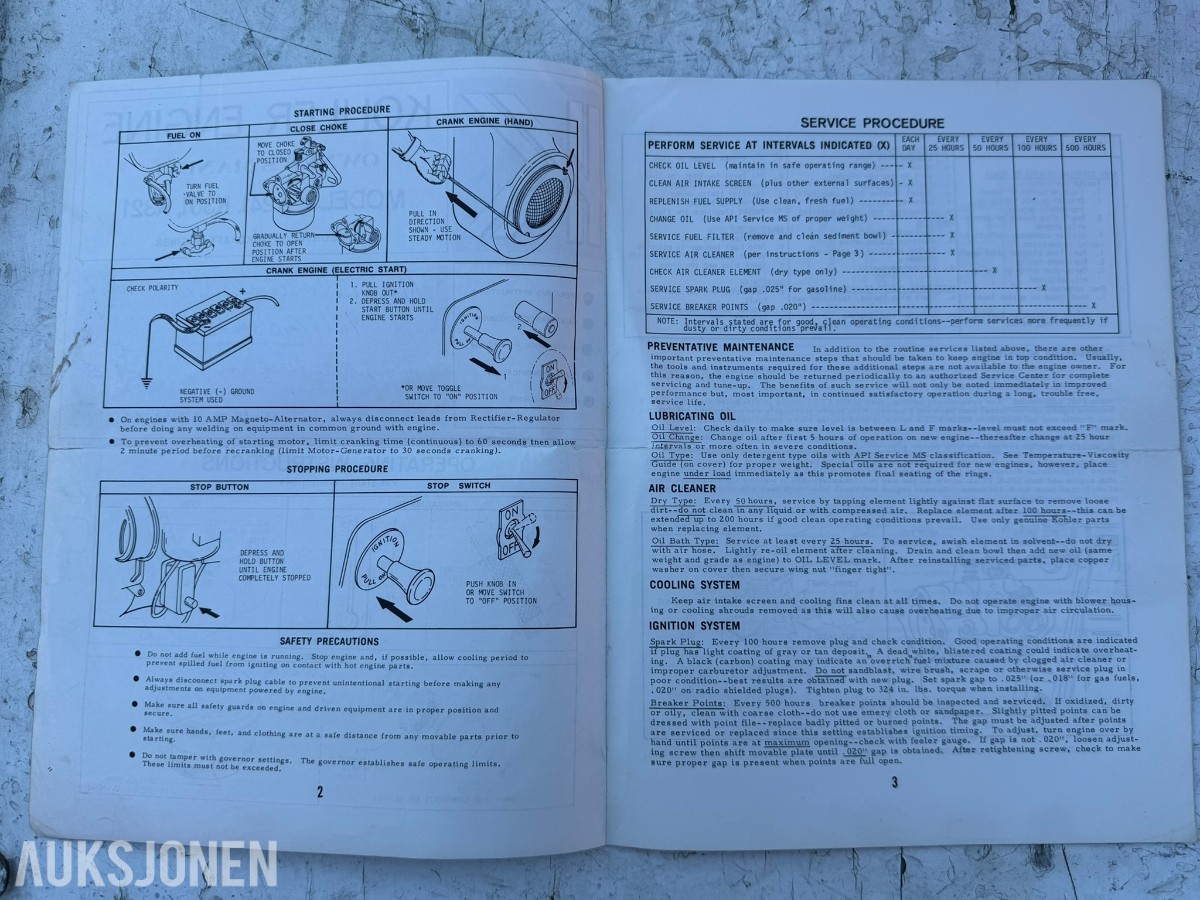 1964 Jacobsen Chief hagetraktor med Atlas Copco luftkompressor og tilhengere