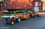 1964 Jacobsen Chief hagetraktor med Atlas Copco luftkompressor og tilhengere