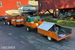 1964 Jacobsen Chief hagetraktor med Atlas Copco luftkompressor og tilhengere