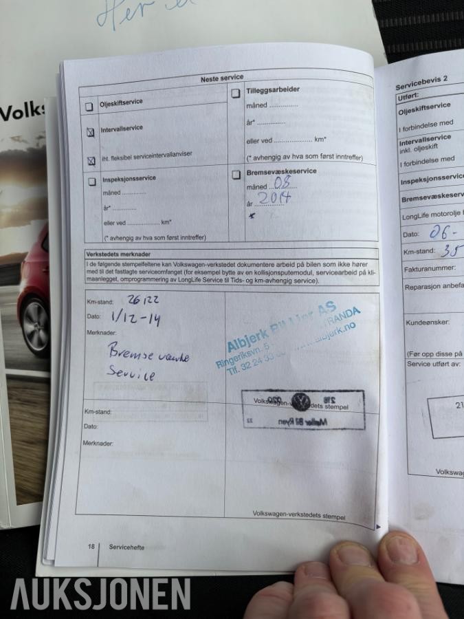 2011 Volkswagen Polo 1.6 90hk automat s+v dekk 152300km