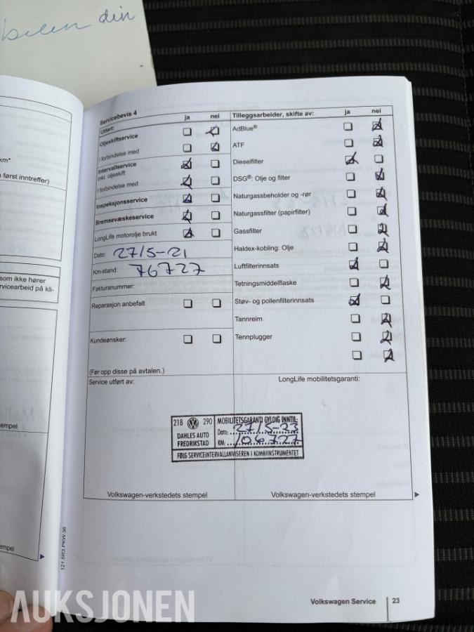2011 Volkswagen Polo 1.6 90hk automat s+v dekk 152300km