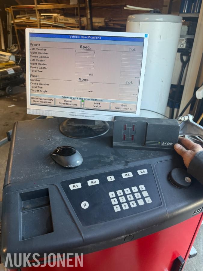 2015 Hunter S511 console - profesjonelt hjulstillingsutstyr / verkstedutstyr