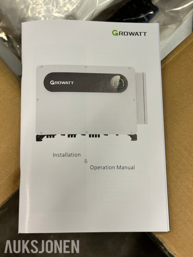 2023 Growatt MAX 100K TL3 LV PV inverter 100 kW – ubrukt
