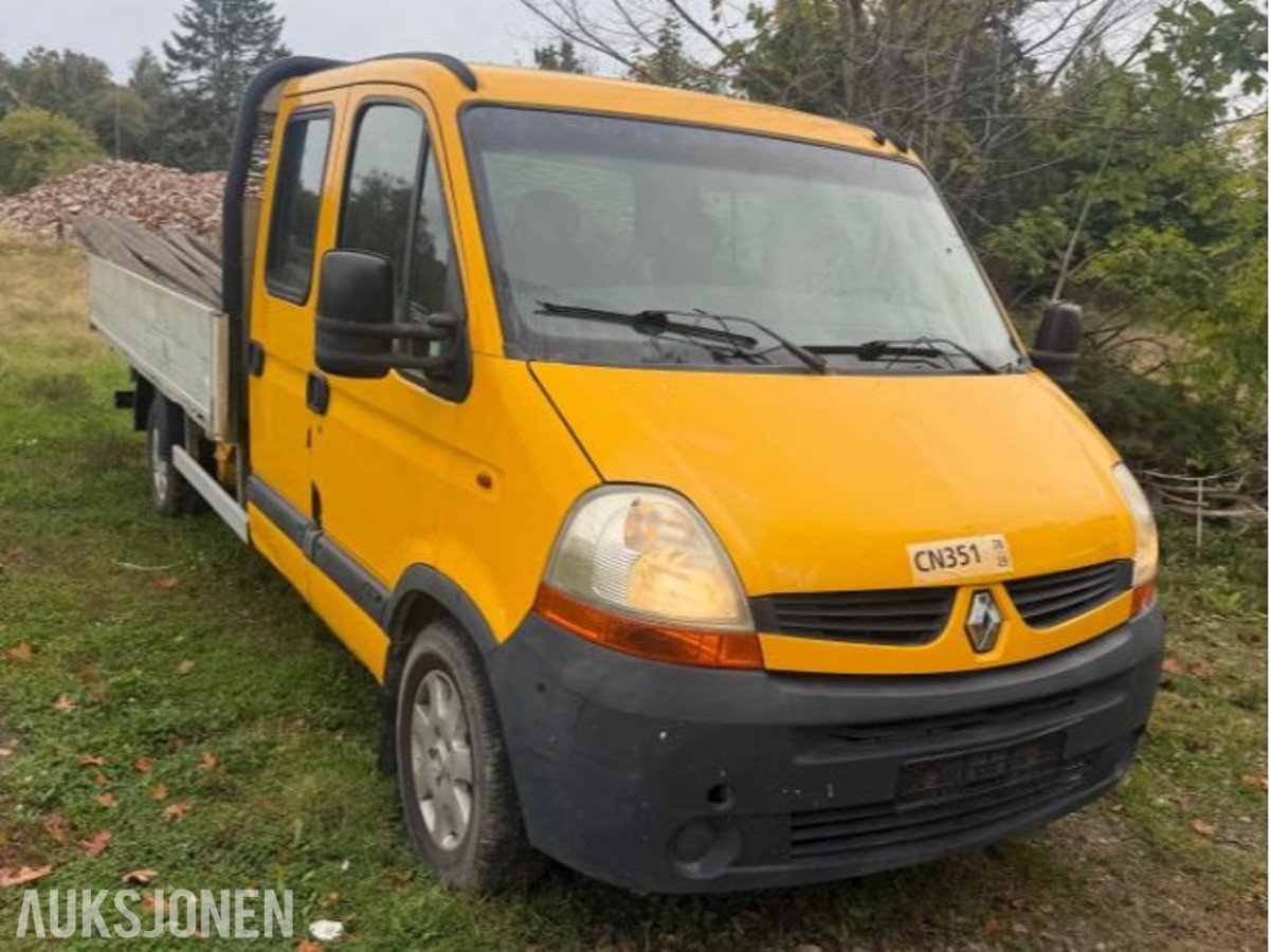 2010 RENAULT MASTER 35 2.5 DCI 120HK PICKUP HENGERFESTE