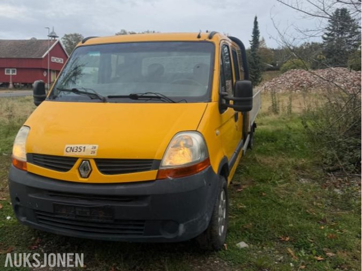 2010 RENAULT MASTER 35 2.5 DCI 120HK PICKUP HENGERFESTE