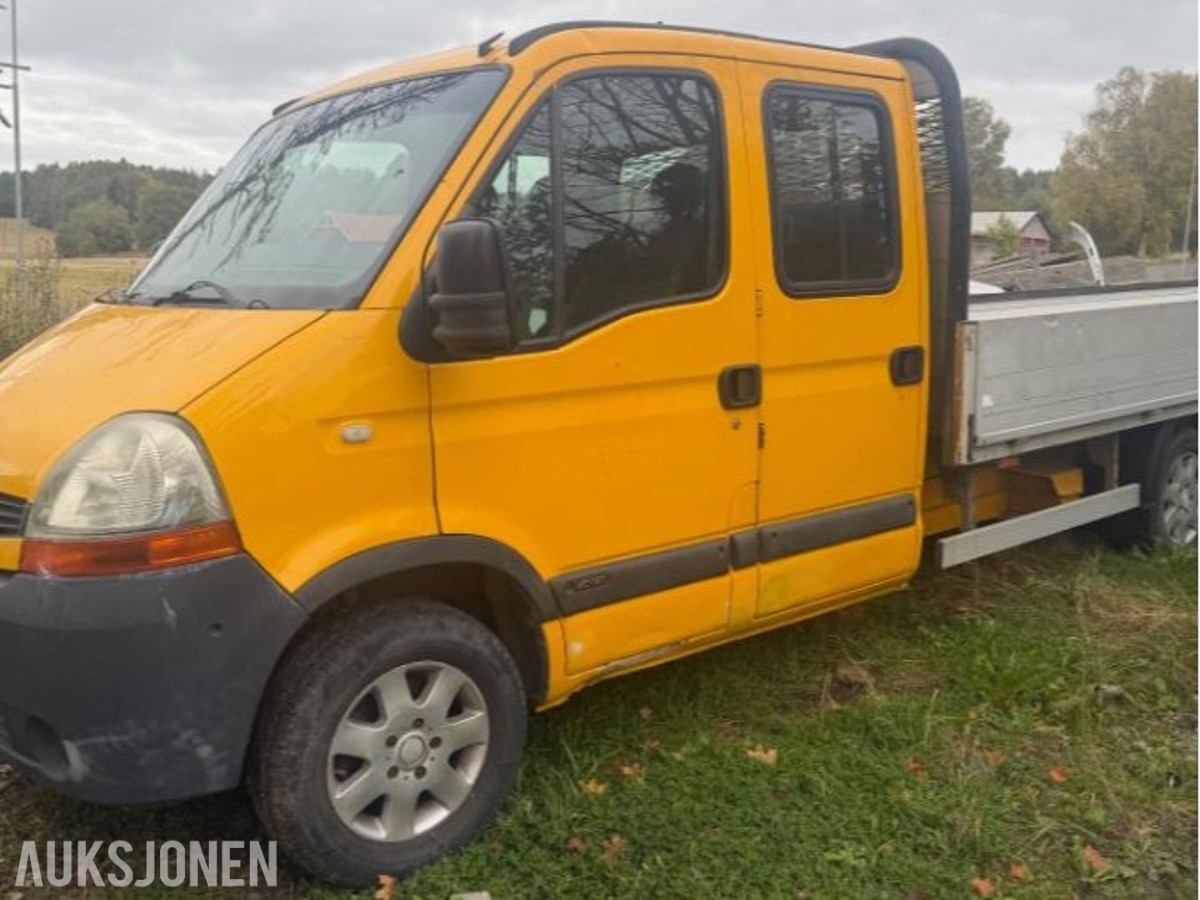 2010 RENAULT MASTER 35 2.5 DCI 120HK PICKUP HENGERFESTE