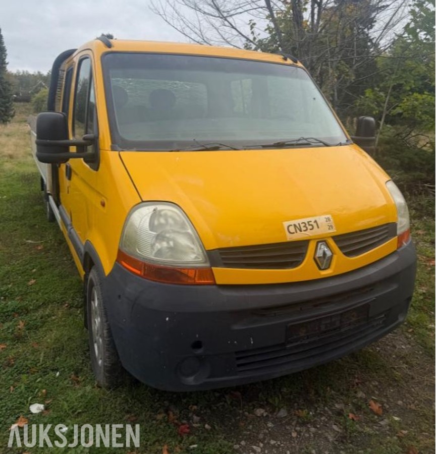 2010 RENAULT MASTER 35 2.5 DCI 120HK PICKUP HENGERFESTE