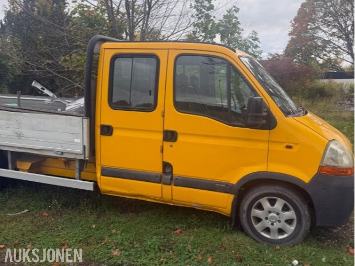 2010 RENAULT MASTER 35 2.5 DCI 120HK PICKUP HENGERFESTE