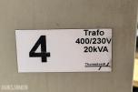 2002 OTF 20 kVA 3-fase transformator 400/230V