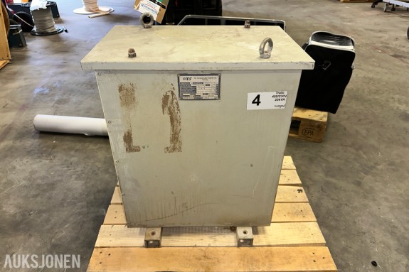 2002 OTF 20 kVA 3-fase transformator 400/230V