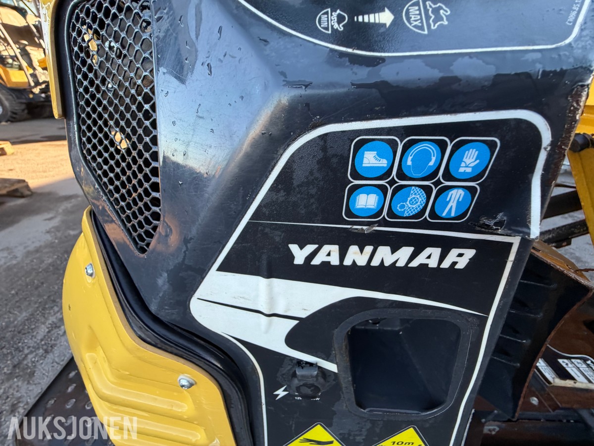 Yanmar 2020 Yanmar C08-A minidumper - beltegående med gummibelter 