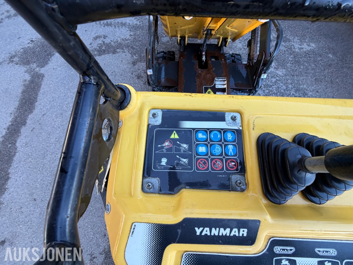 Yanmar 2020 Yanmar C08-A minidumper - beltegående med gummibelter 