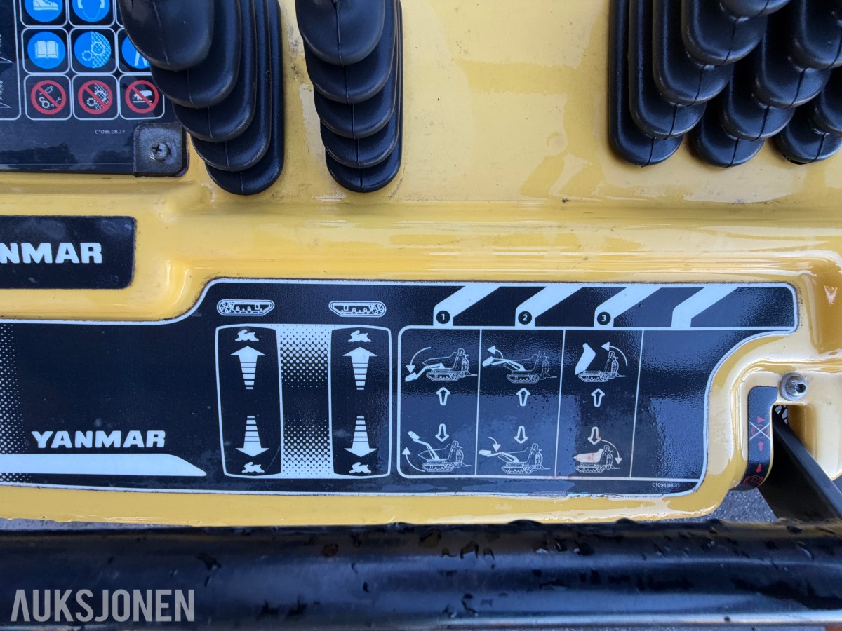 Yanmar 2020 Yanmar C08-A minidumper - beltegående med gummibelter 