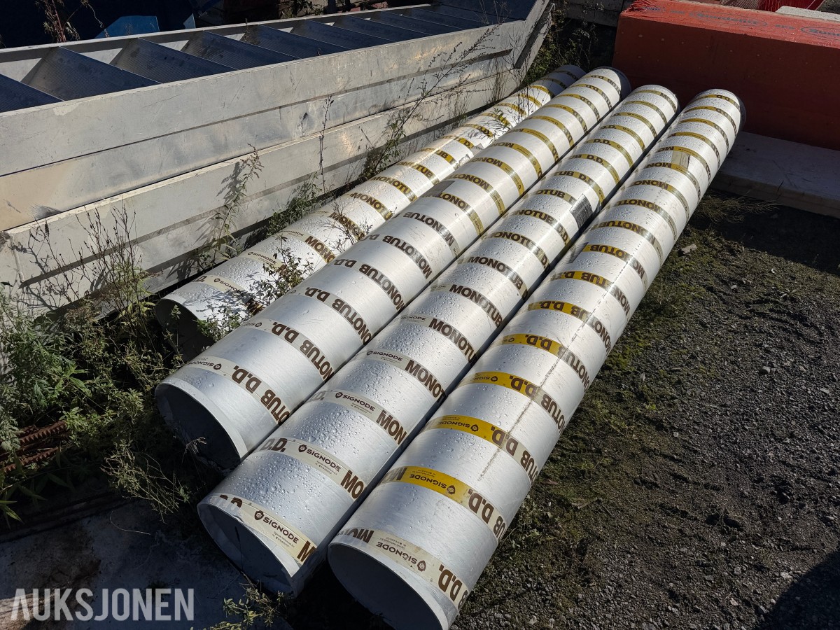 2024 Sundolitt EPS / Kinspan Therma / Støperør Ø300 - Diverse byggevare - isoporelementer, totalt ca 70 plater, 4x Ø300 støperør +++