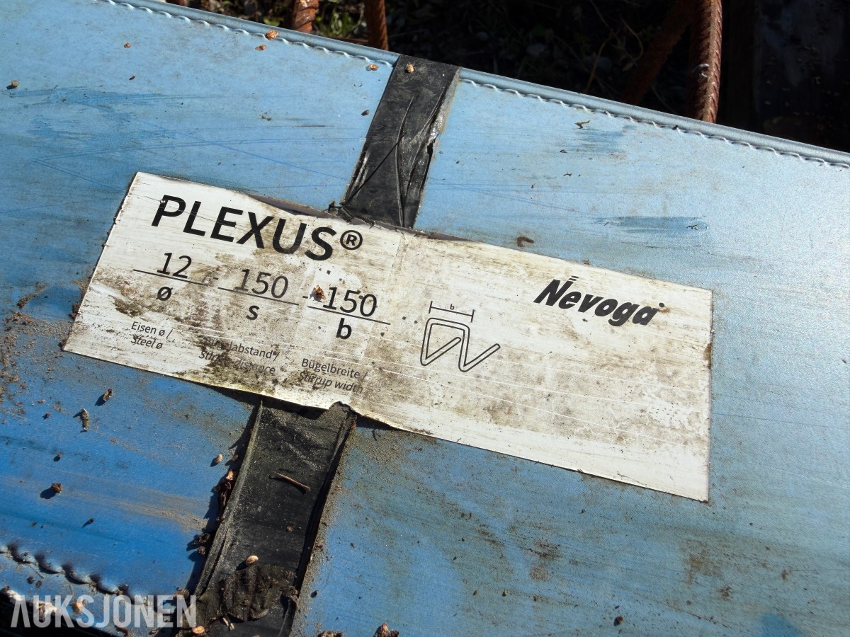 NEVOGA PLEXUS Skjøtejernskasetter / armeringselementer til vegg