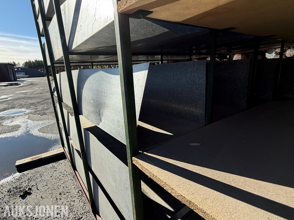 Reolsystem for lange lengder/materialer