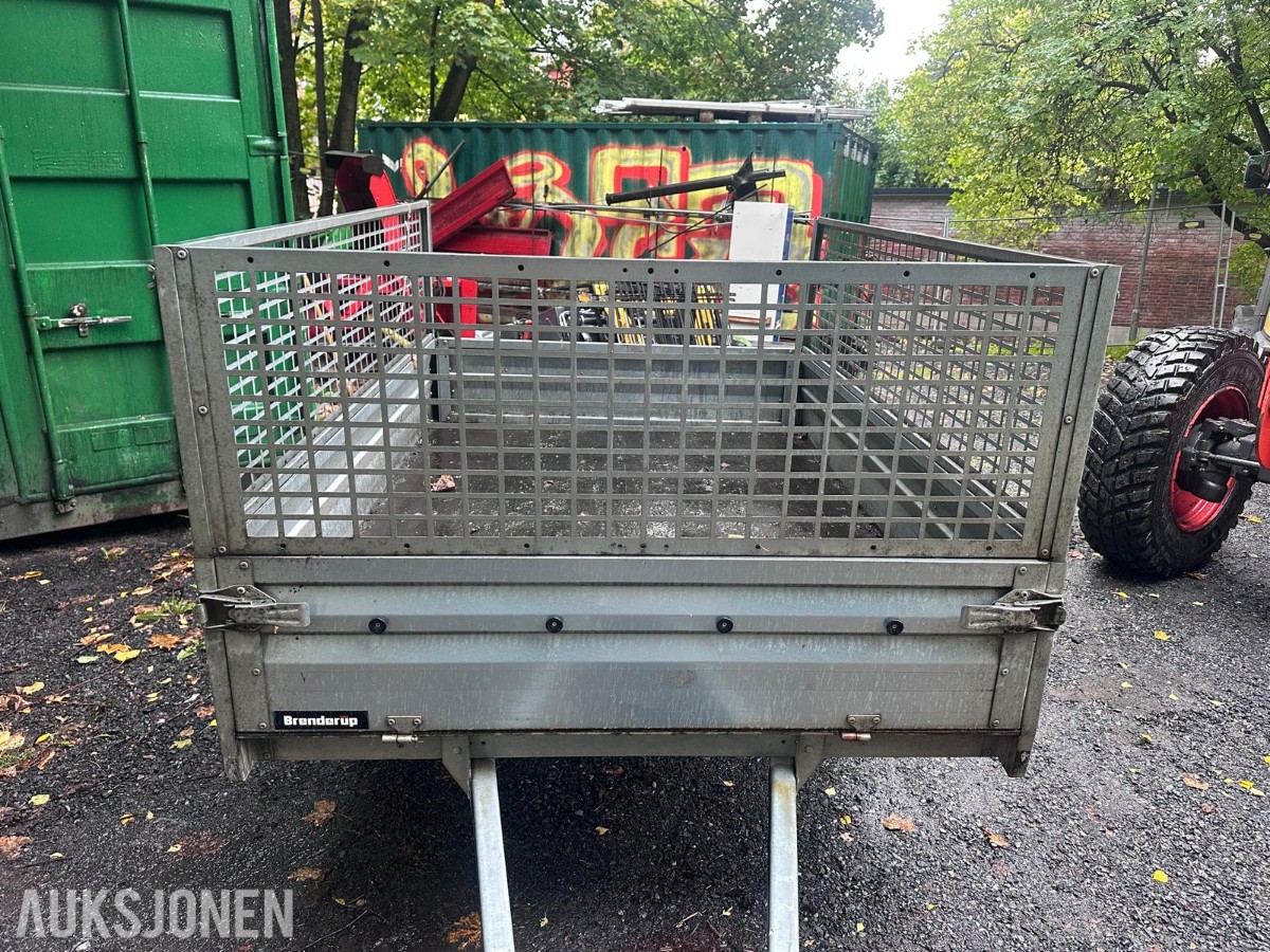 2017 Brenderup 3205SB tilhenger med nettinggrind – 1000 kg