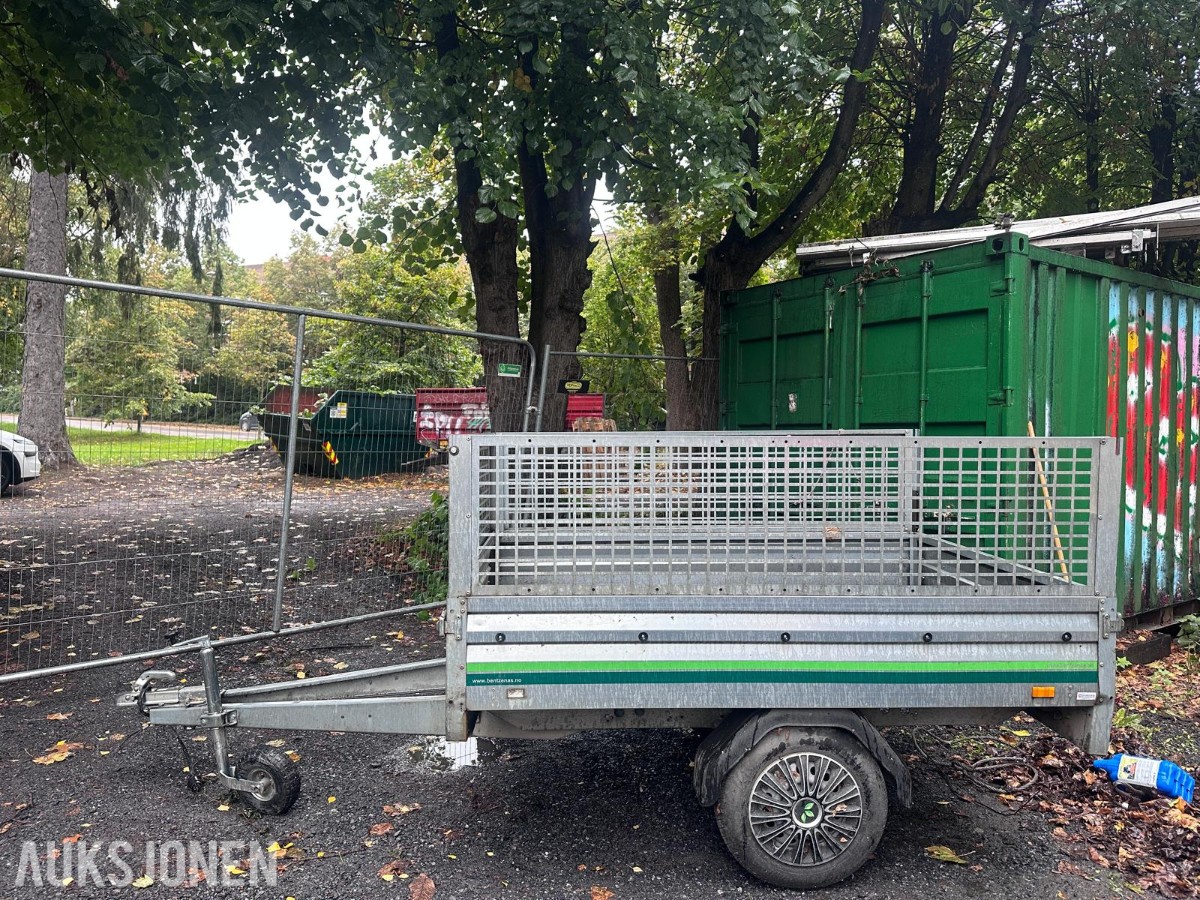 2017 Brenderup 3205SB tilhenger med nettinggrind – 1000 kg