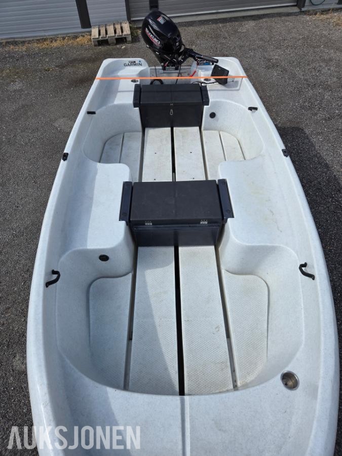 2013 Pioner 15 Med Suzuki 4t 20hk motor og båthenger