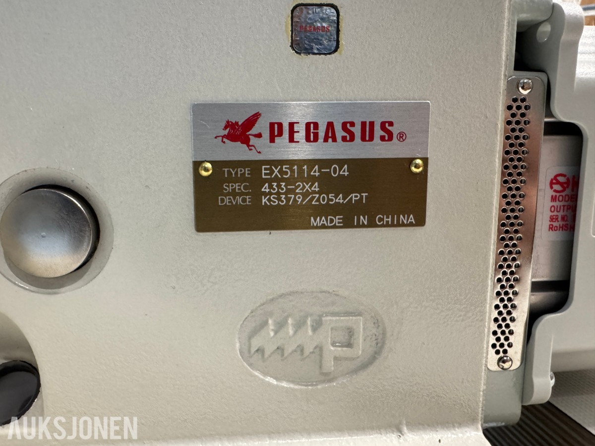 2015 PEGASUS EX5114-04 OVERLOCKMASKIN – UBRUKT - Symaskin