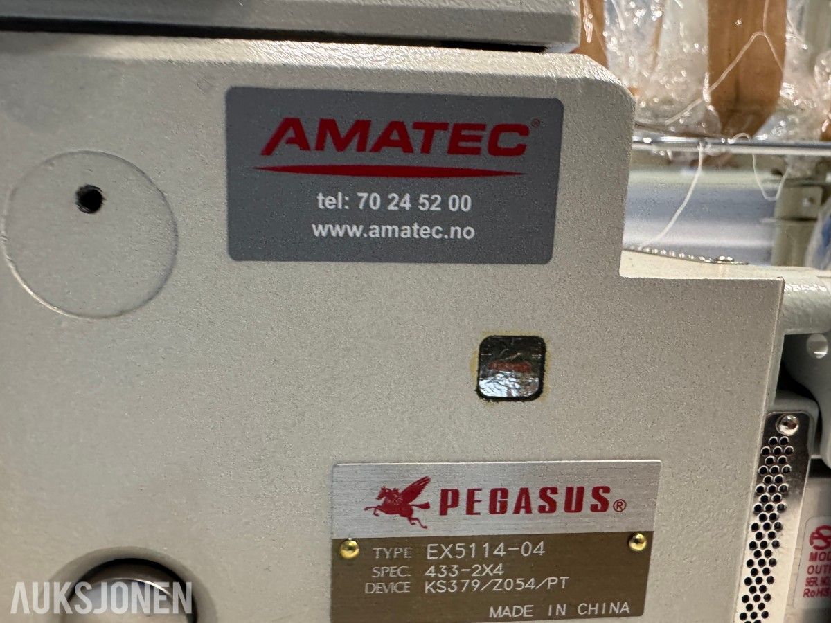 2015 PEGASUS EX5114-04 OVERLOCKMASKIN – UBRUKT - Symaskin