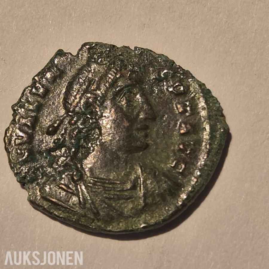 Romerske mynter, 4 stk, Ca 1700 år gammle