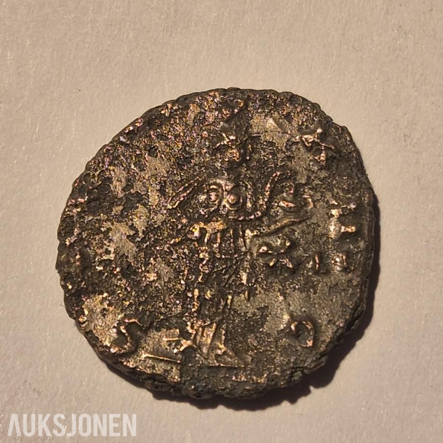Romerske mynter, 4 stk, Ca 1700 år gammle