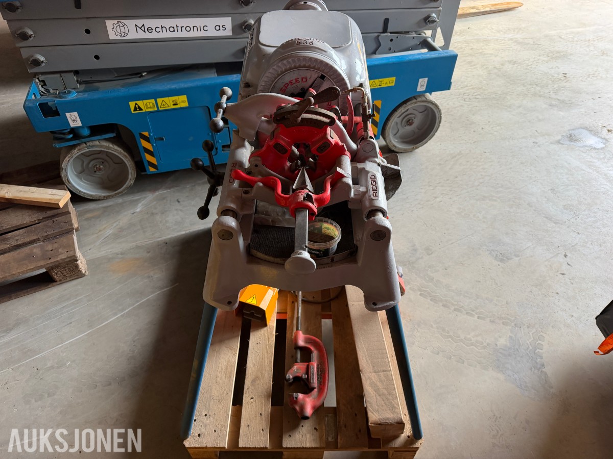 RIDGID 535 RØRGJENGEMASKIN MED 2 GJENGEHODER