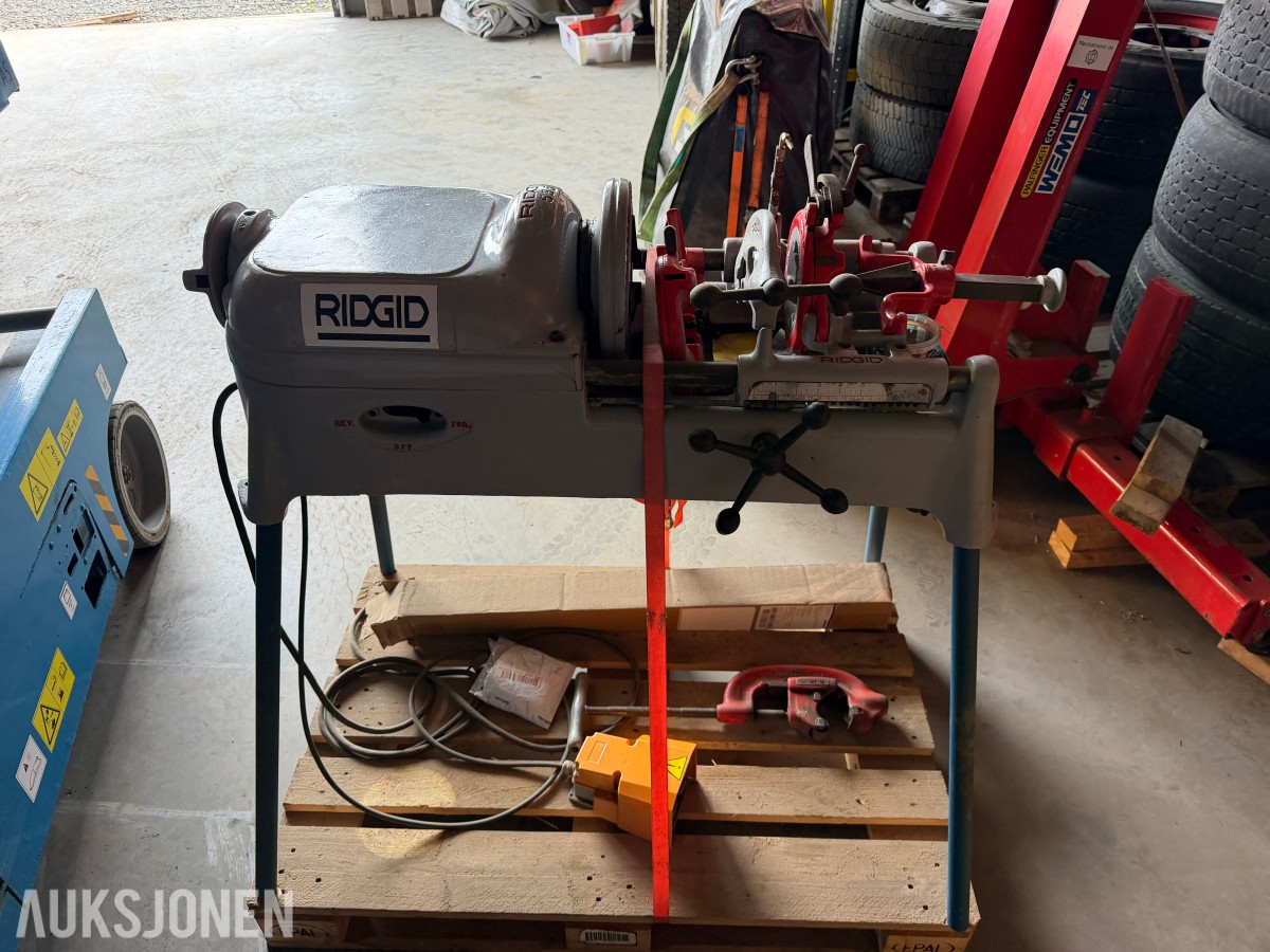 RIDGID 535 RØRGJENGEMASKIN MED 2 GJENGEHODER