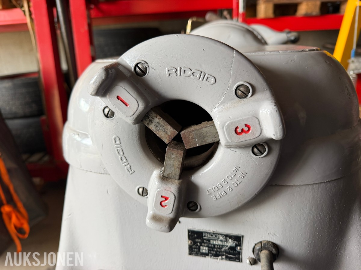 RIDGID 535 RØRGJENGEMASKIN MED 2 GJENGEHODER