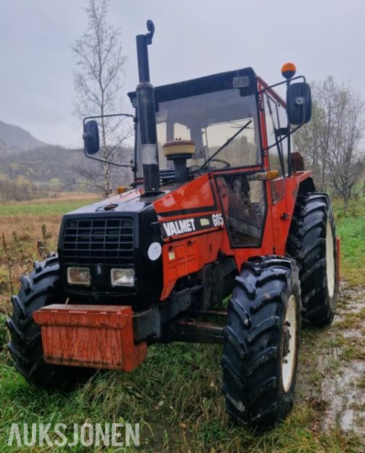 1986 VALTRA 605 TURBO - MVA FRI TRAKTOR MED ORKEL FRES