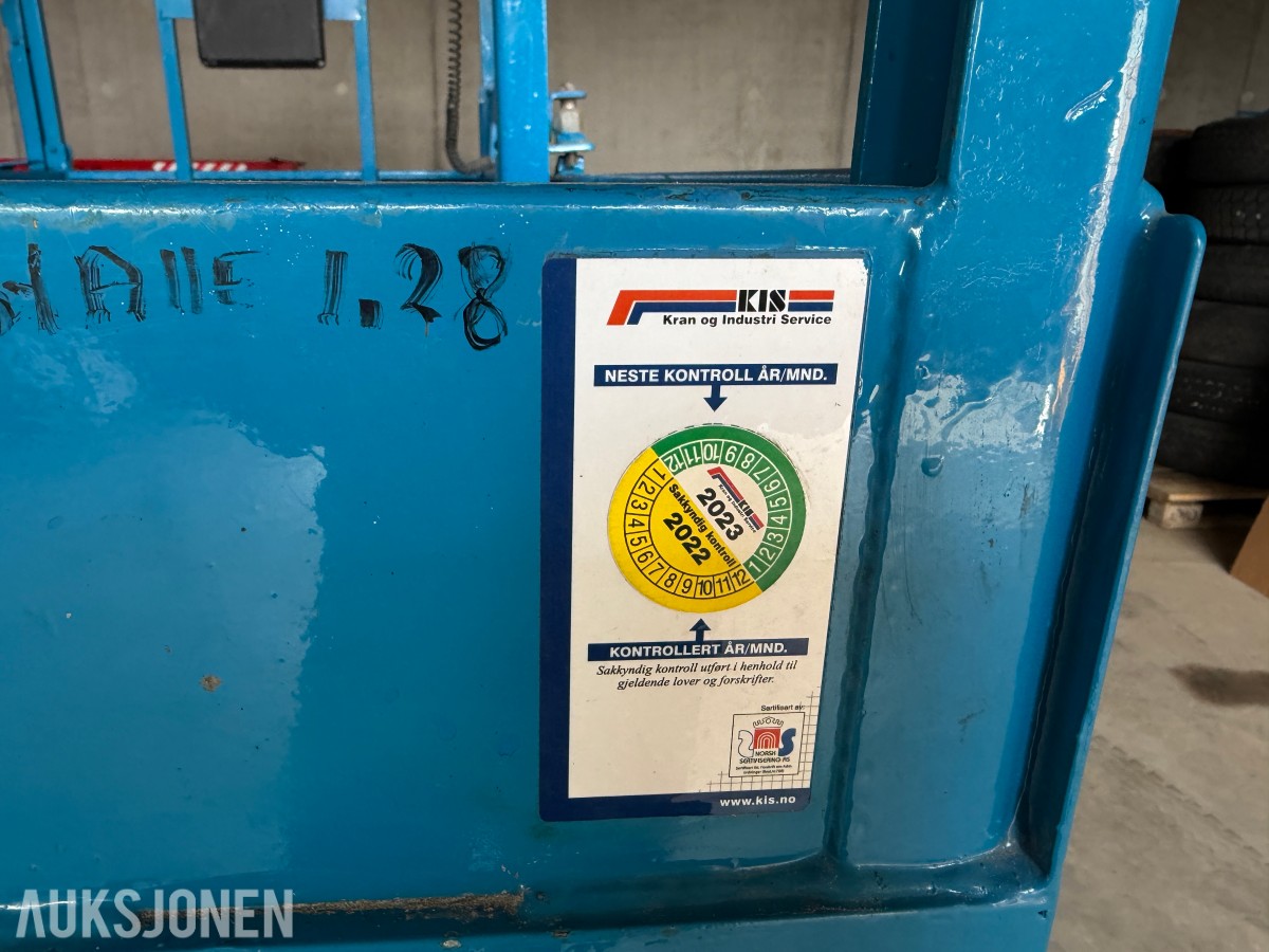 Genie GS-2646 ELEKTRISK SAKSELIFT – CA. 10 M ARBEIDSHØYDE