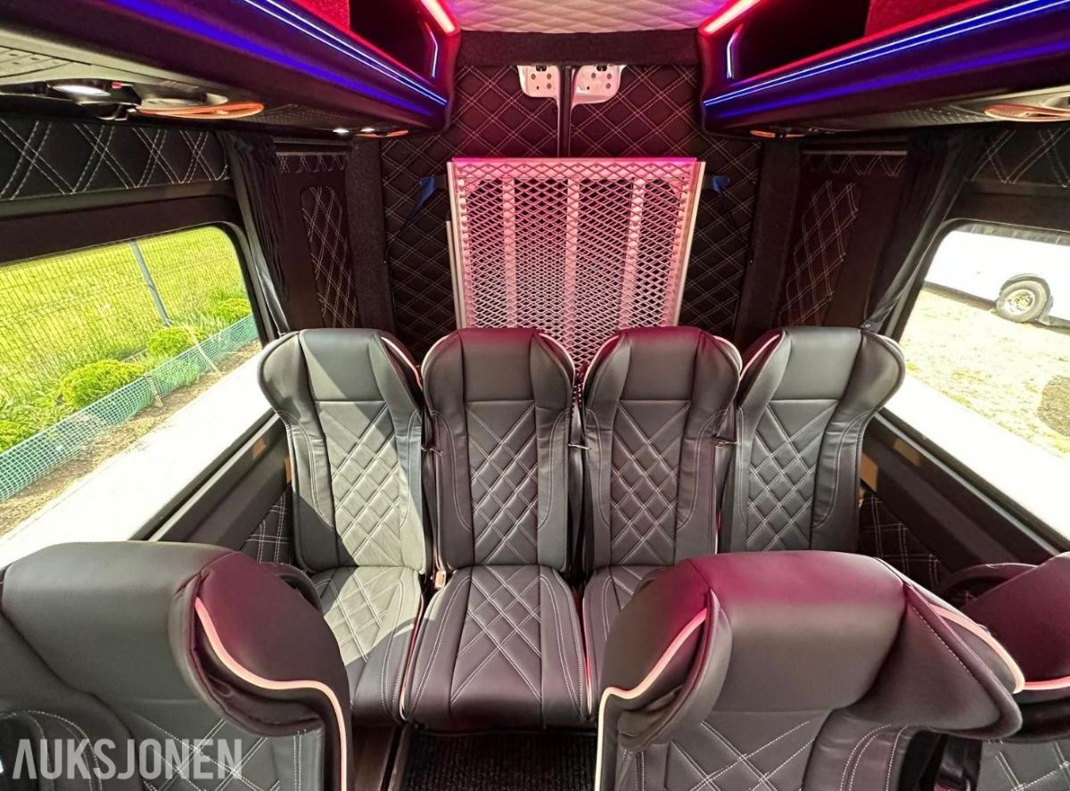 2023 Mercedes-Benz Sprinter 519, 17 seter – 3 rullestoler – godt utstyrt, 145000km