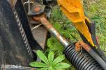 Hydraulisk skjær 250 cm m/ sidevinger og lys